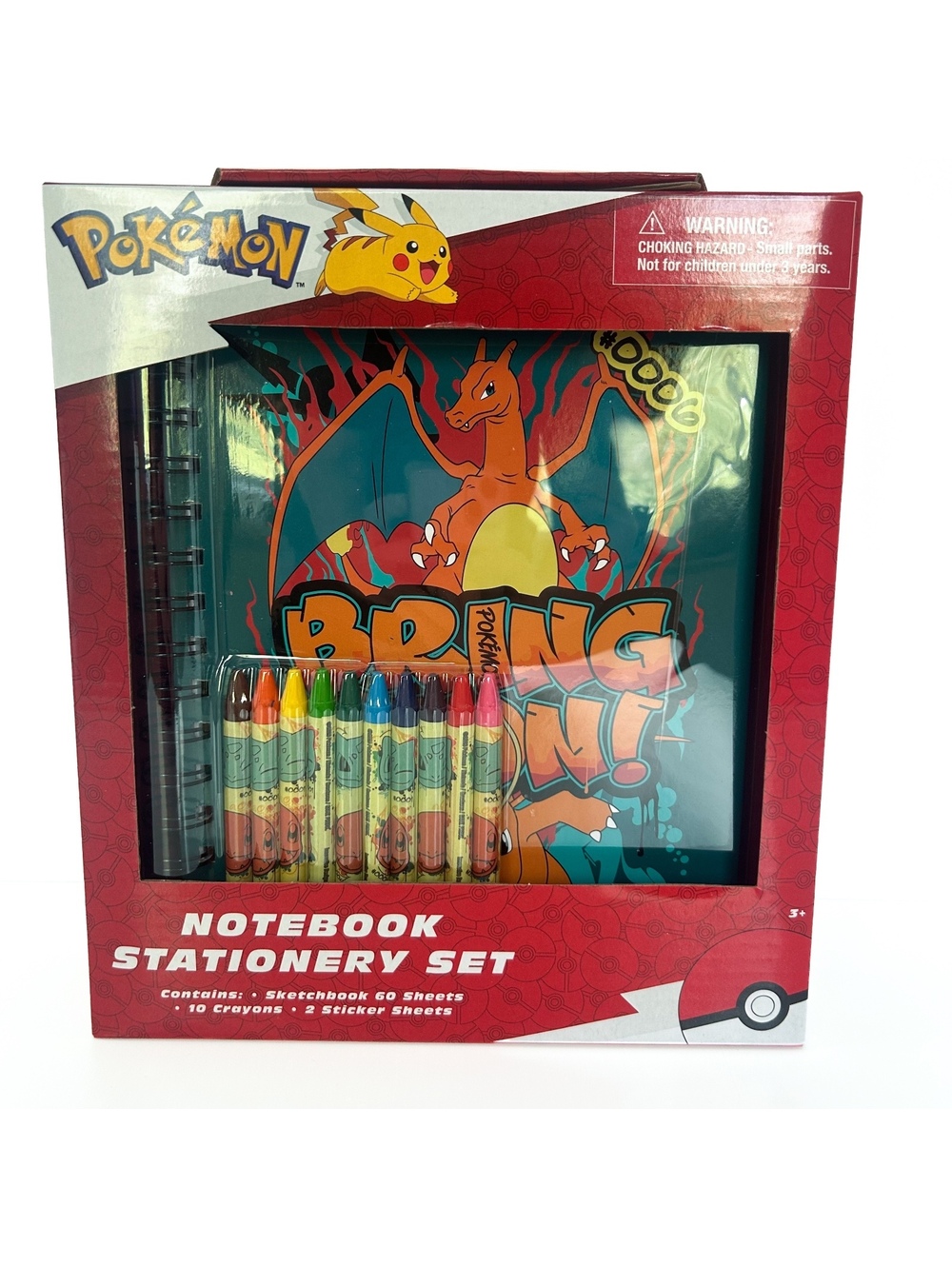 Pokémon Charizard Notebook Stationery Set – New